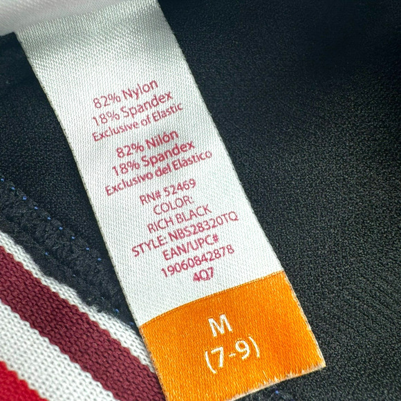 Girls Medium 7-9 Swim Tankini Tank Top Sports Miss Independent‎ Red White Blue - Picture 4 of 7